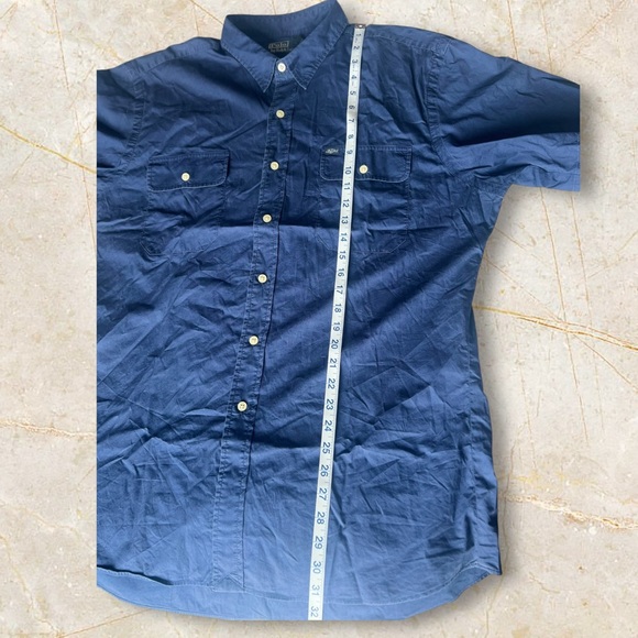 ⚜️Polo Ralph Lauren Navy Short Sleeve Button-Up Shirt - XXL⚜️ - Picture 5 of 8